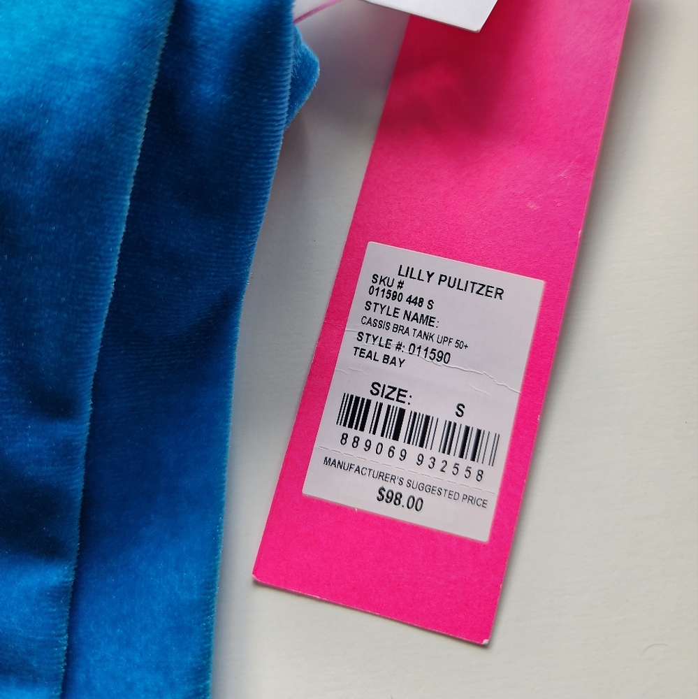 Lilly Pulitzer Weekender Luxletic High Rise Velour Leggings & Cassis Top Set NWT - Picture 16 of 16